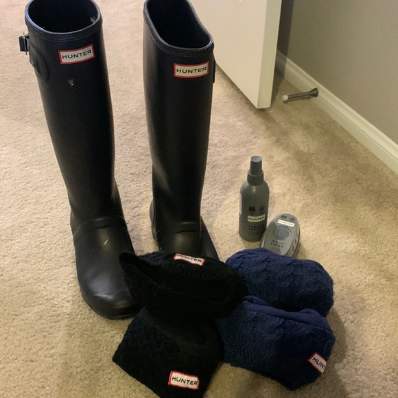Hunter original tall matte rain boot set - Picture 3 of 7